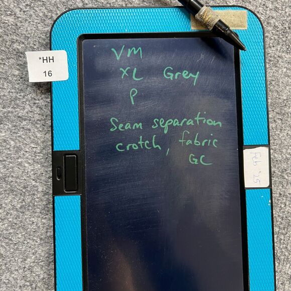 Vintage Columbia Rain Pants Men XL Extra Large Grey Elastic Waist Waterproof PVC - Picture 13 of 14